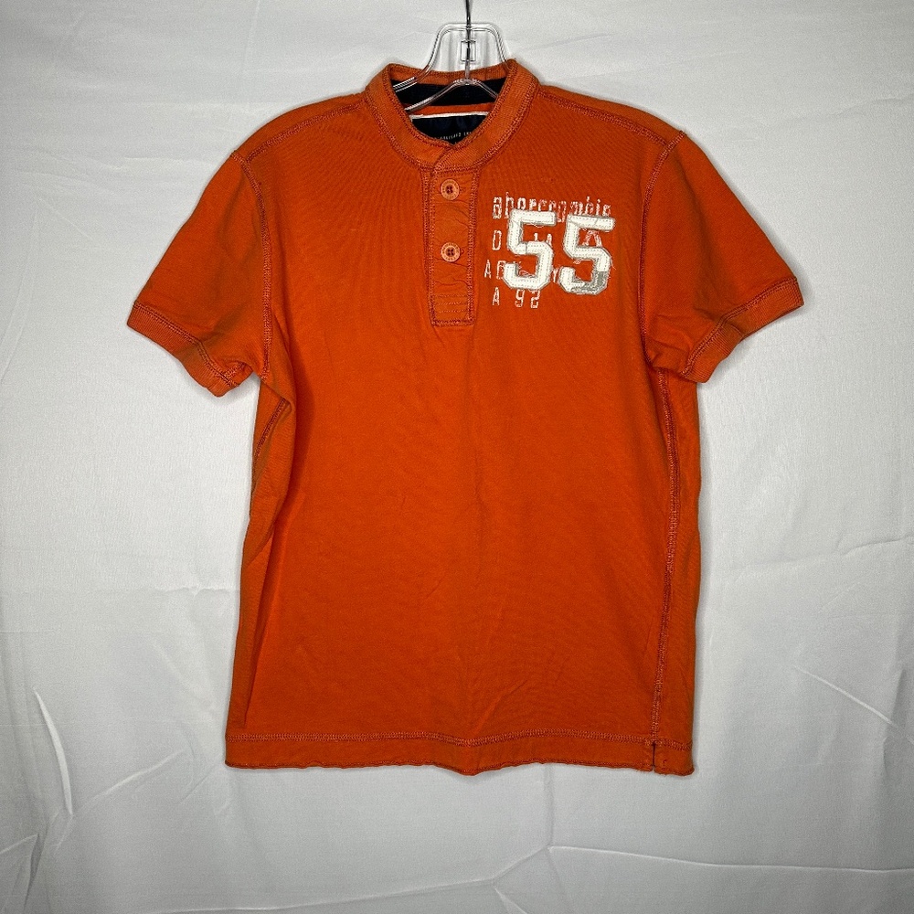 Abercrombie Kids Orange Short Sleeve Graphic Tee